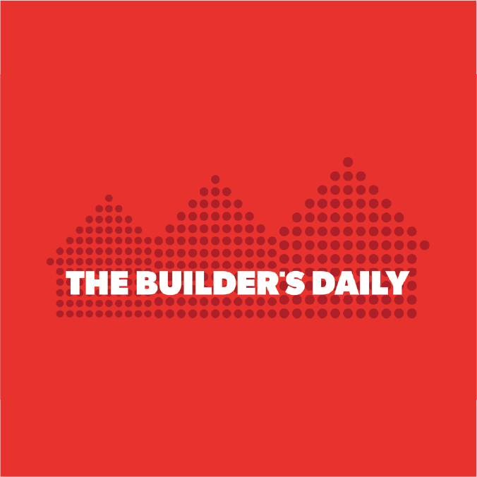 The Builders Daily Logo, all red version