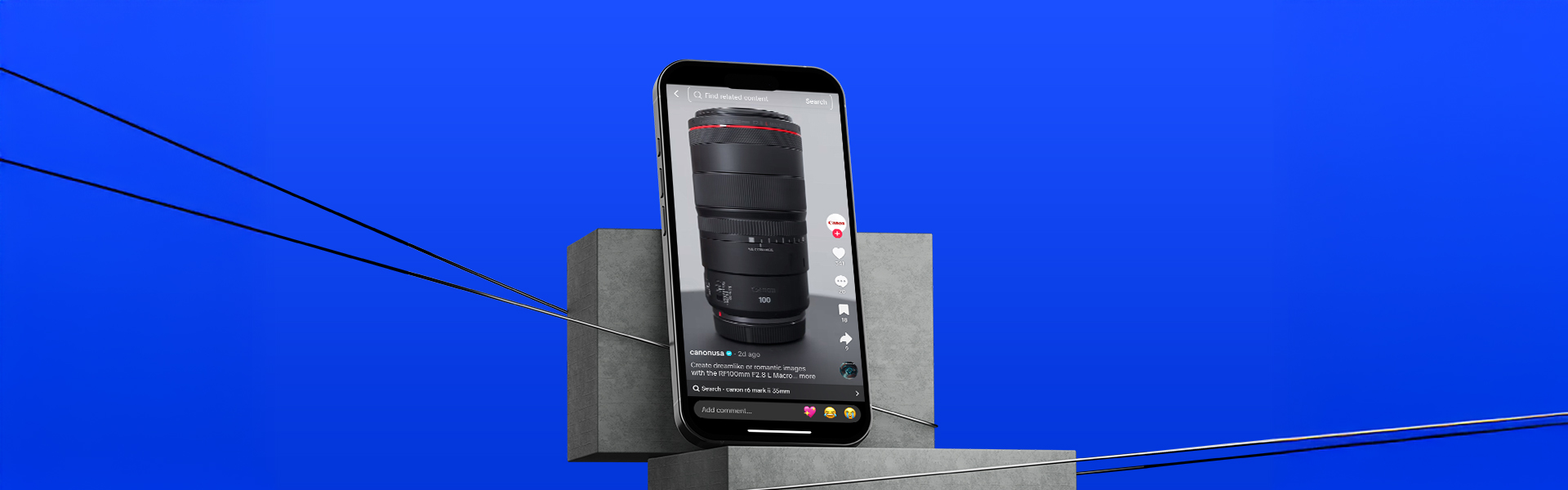 Una interfaz de tienda en línea impulsada por un CMS.