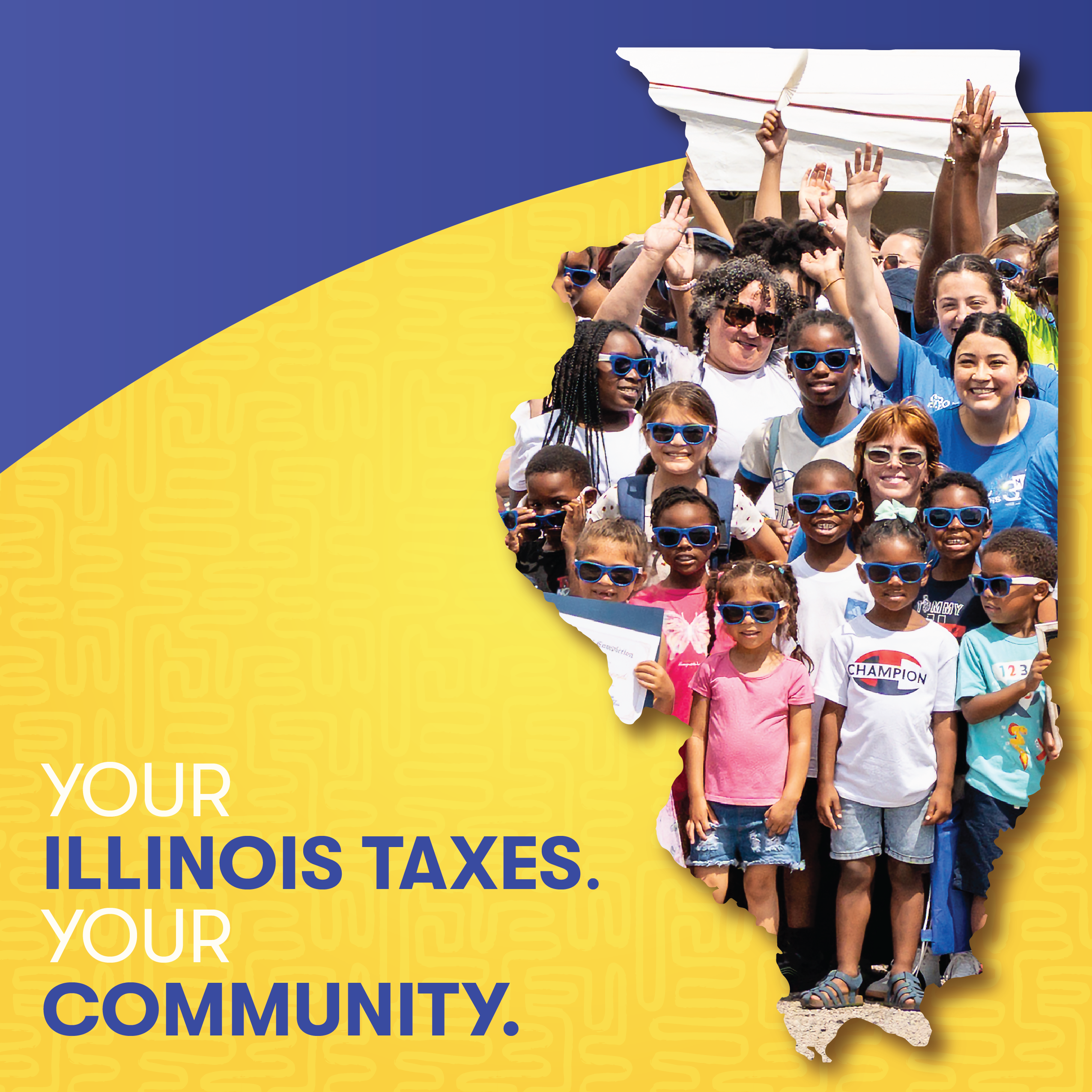 Miss Erica with foster children