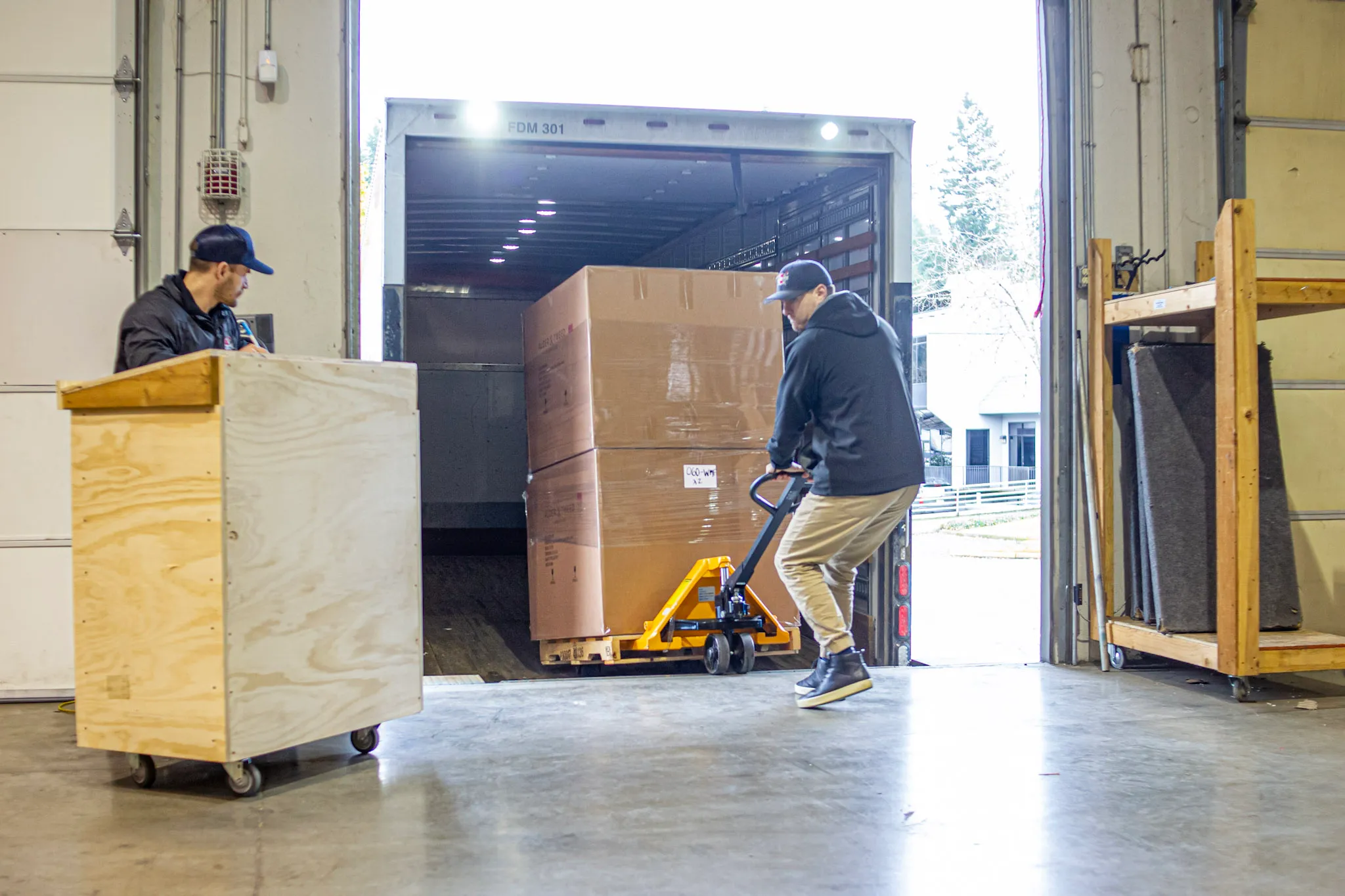 team member of first due movers shifting resources