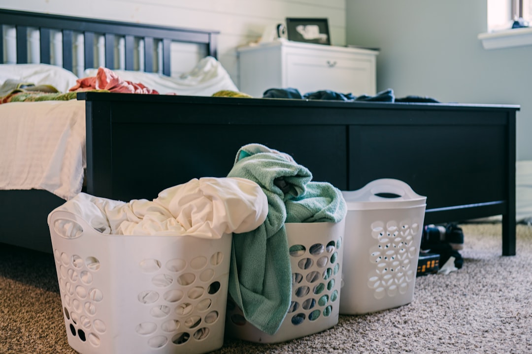 organized piles for keep, donate, and toss - stress-free house move