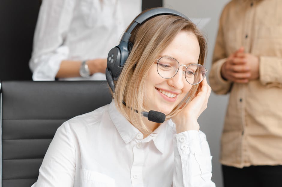 Friendly customer service agent on the phone - Spokane moving company