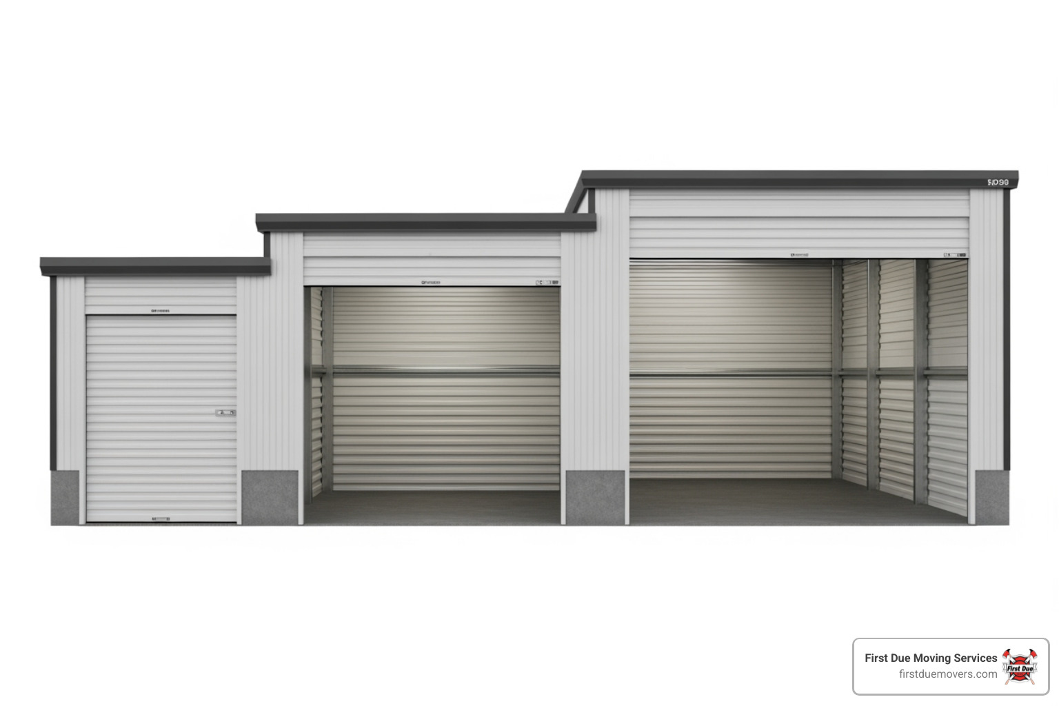 visual size guide for storage units - seattle mini storage