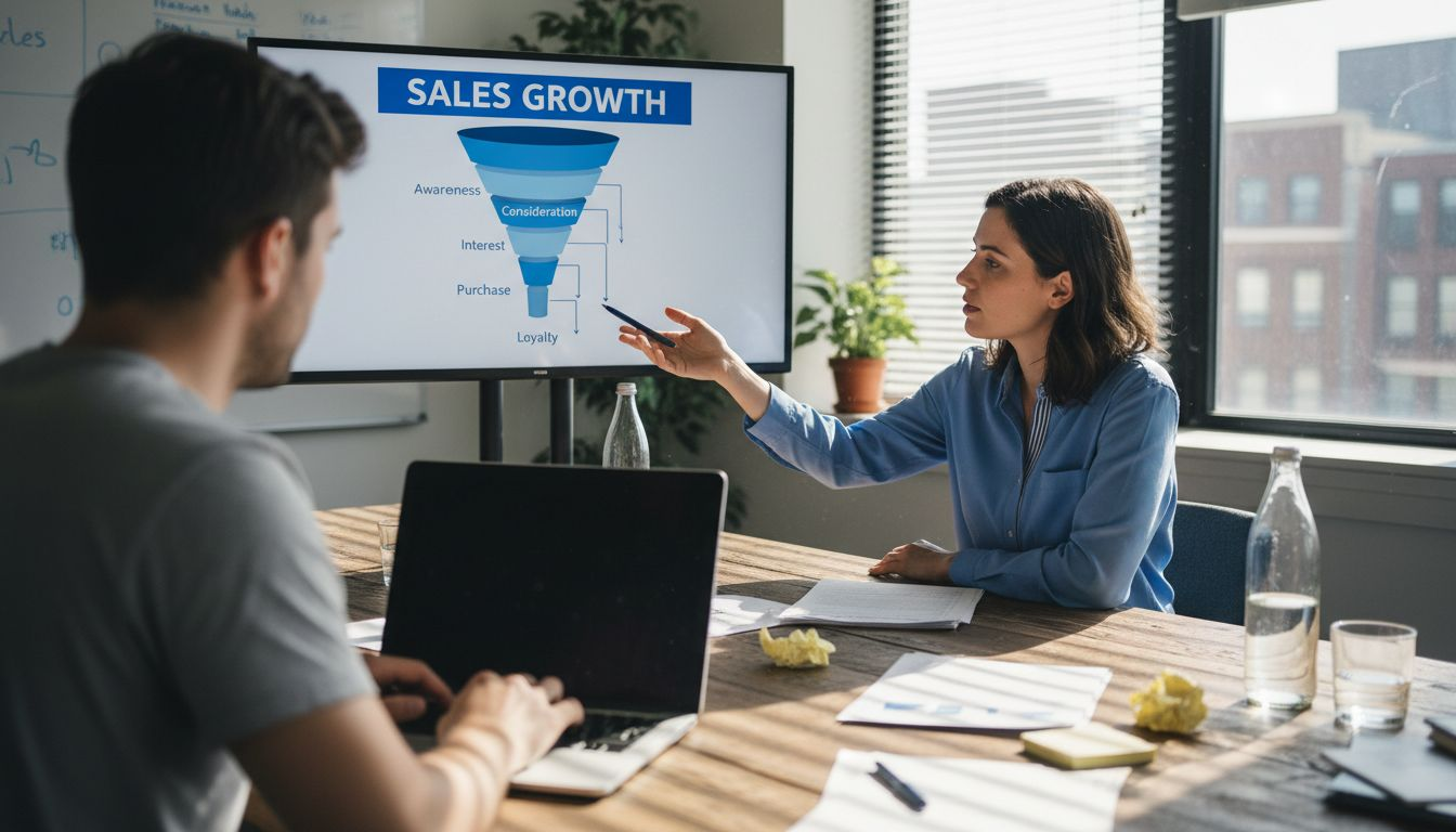 Marketers discussing ecommerce creative strategy