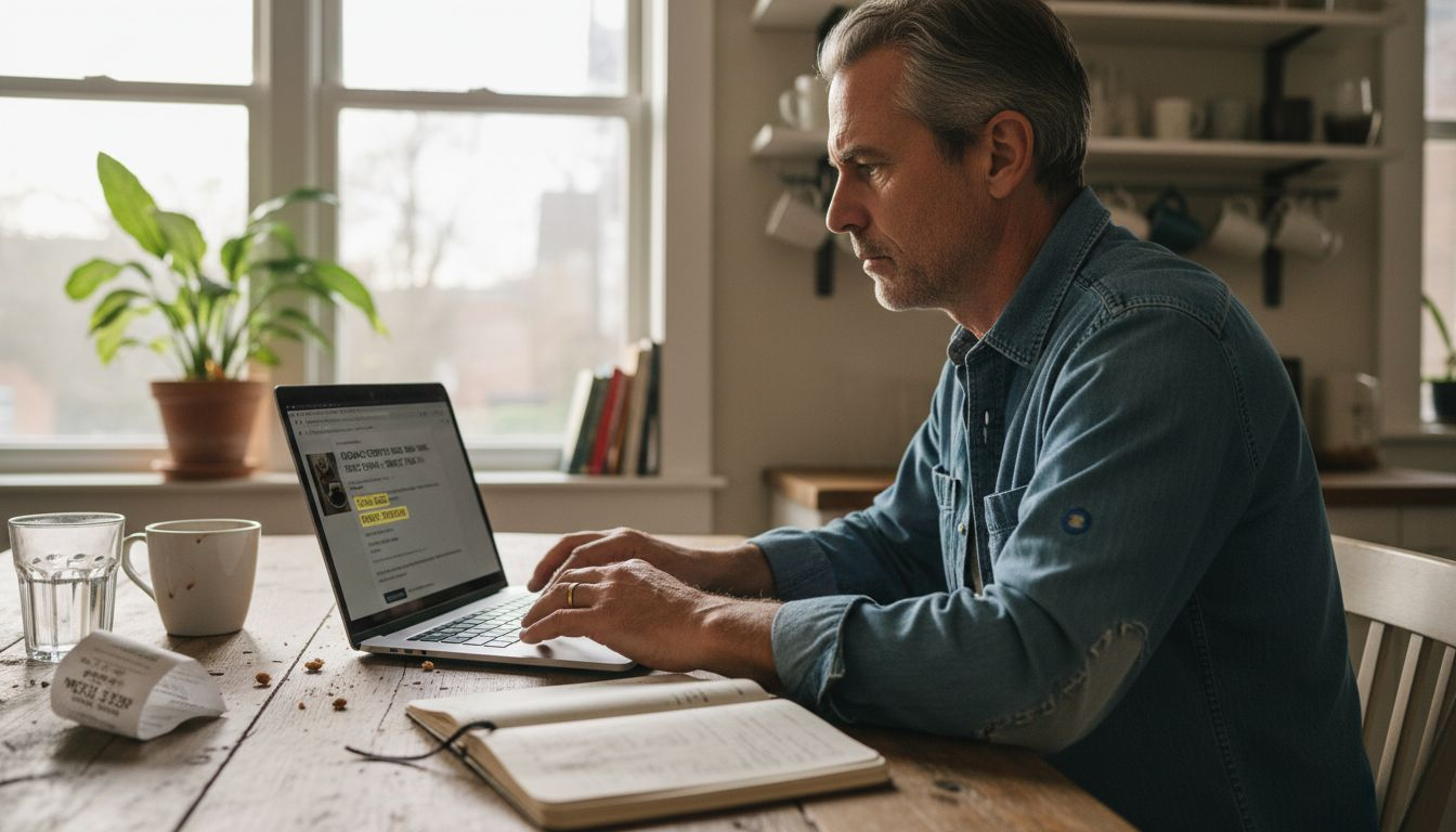 Seller reviewing keyword placement in product title