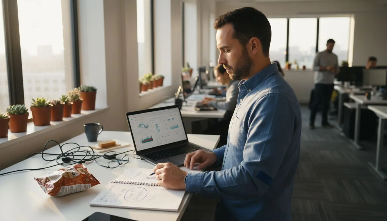 IT specialist reviewing Shopify migration steps