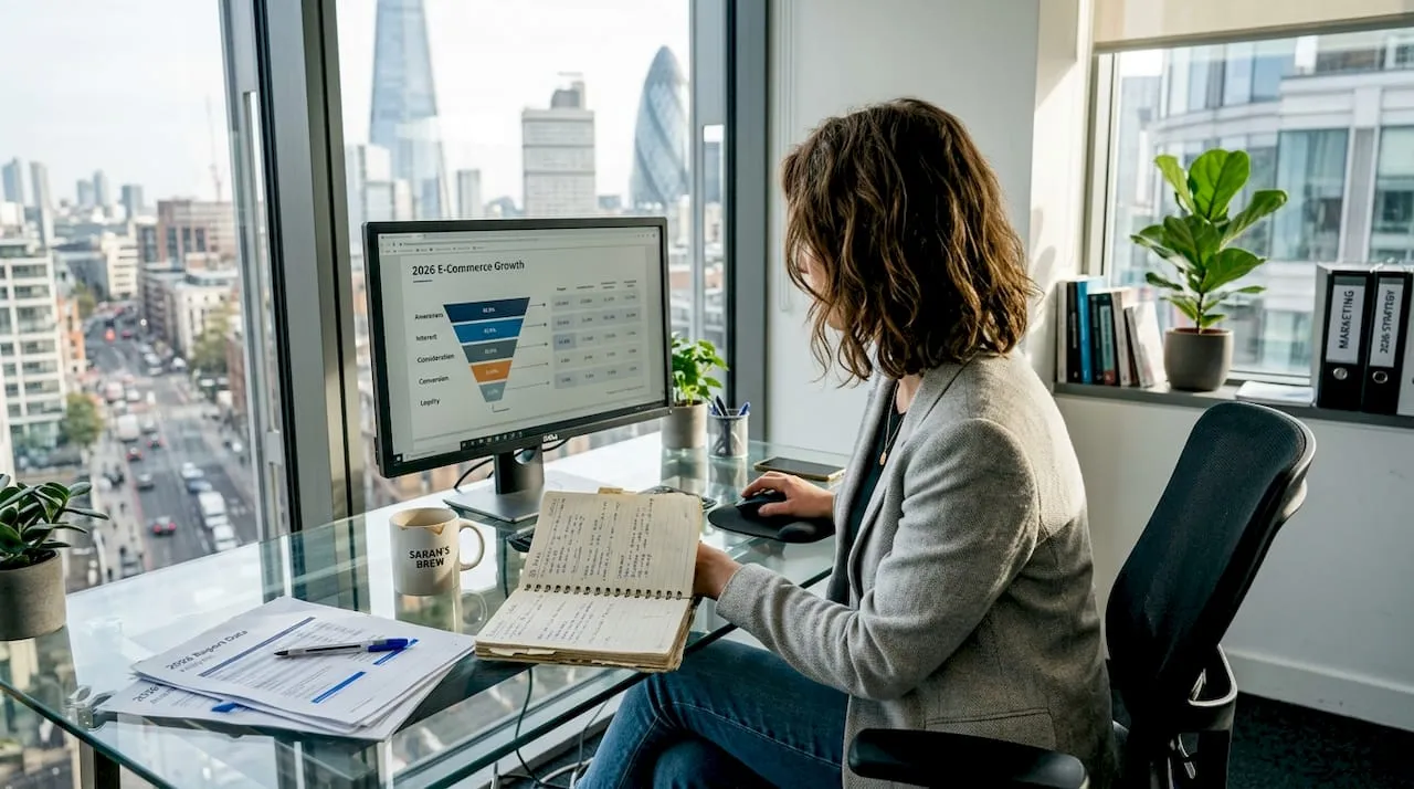Full funnel marketing checklist for e-commerce growth in 2026