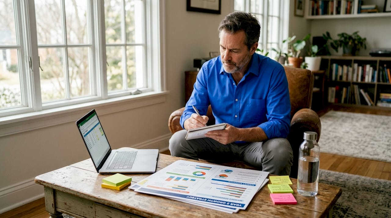 Manager planning multi-strategy growth steps