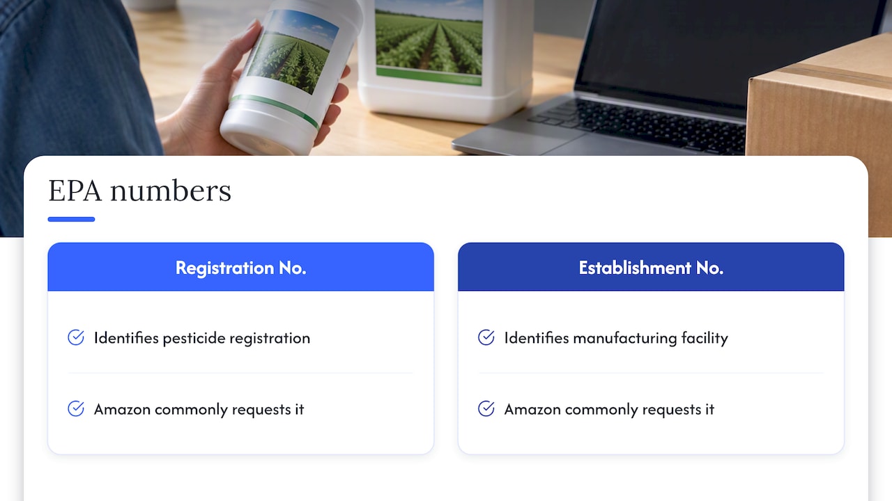 EPA registration and establishment numbers explained