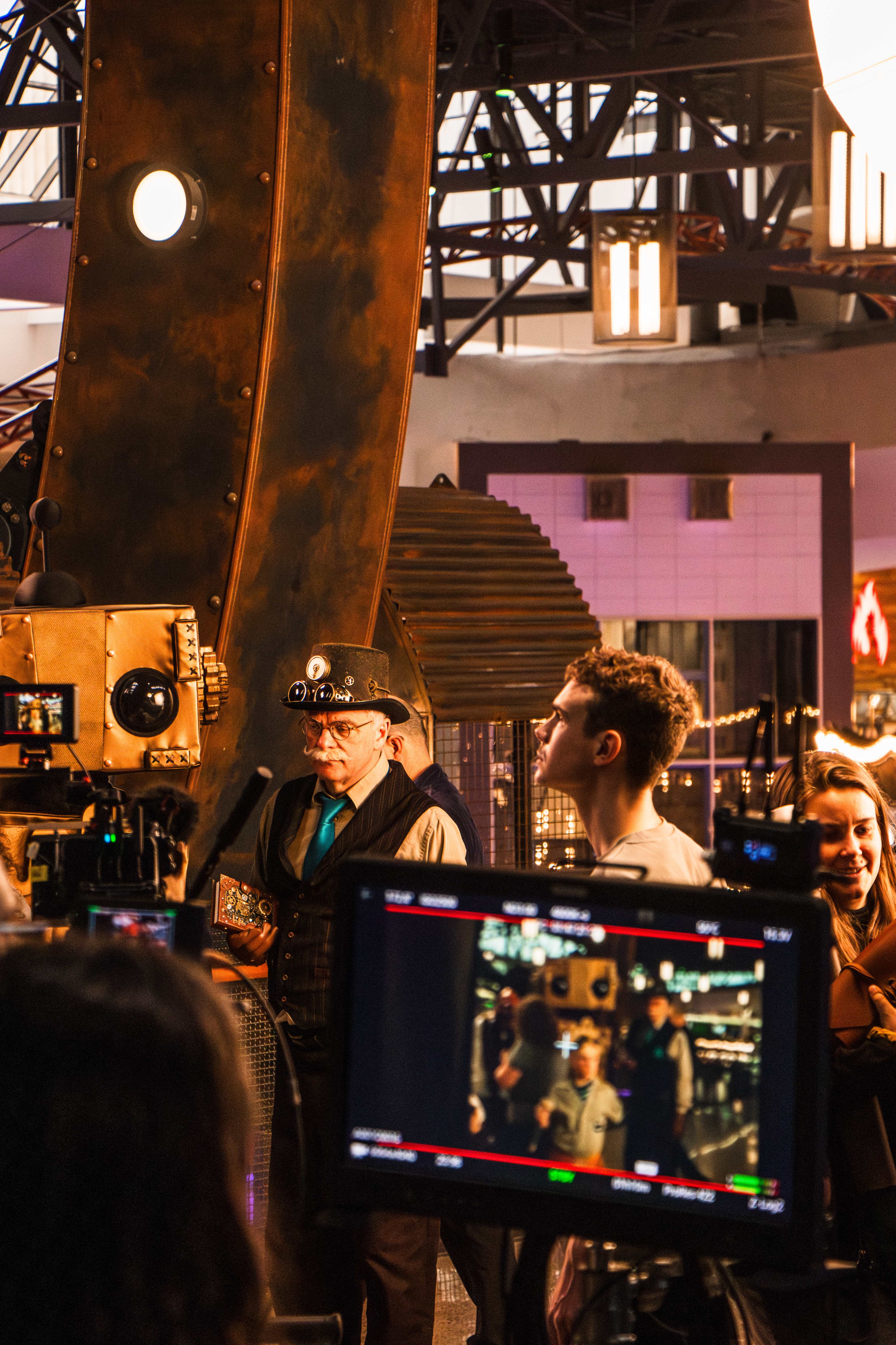 image of video editing software on a computer screen (for a film production company).