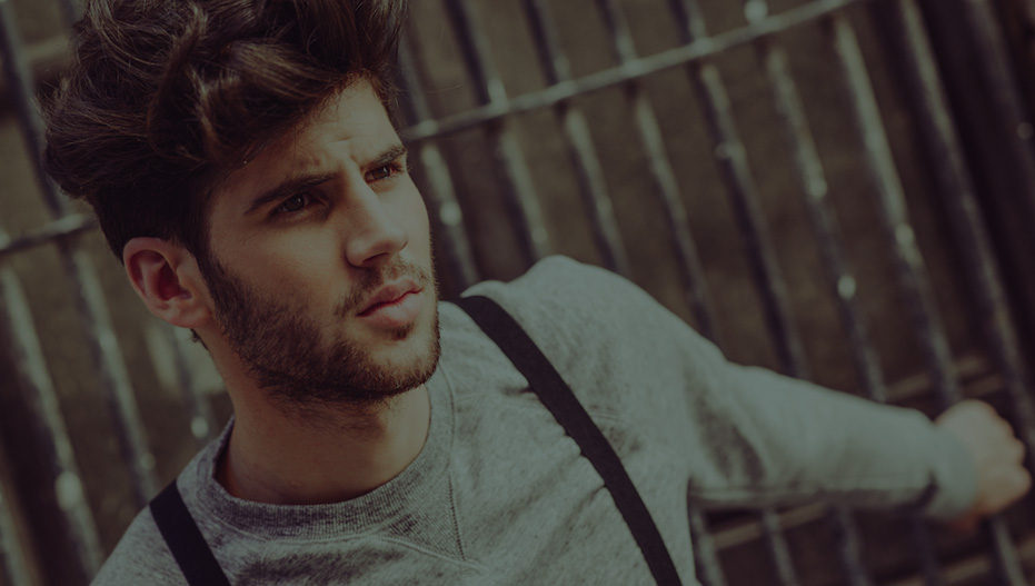 Man with cool hair