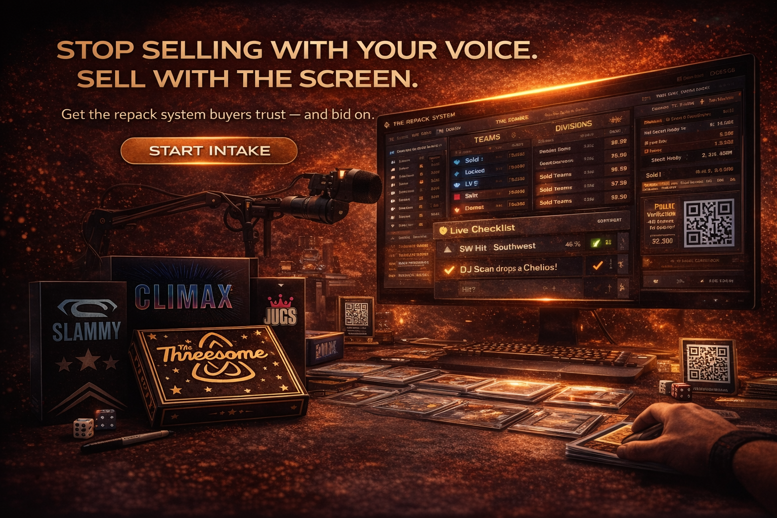 GoalDaddy streaming system: dashboards + proof + premium boxes