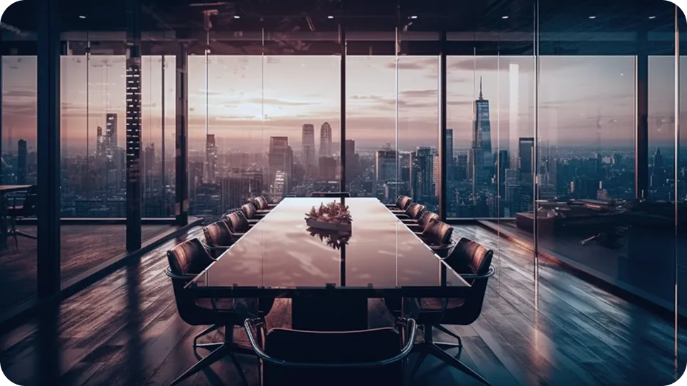 office table city landscape img