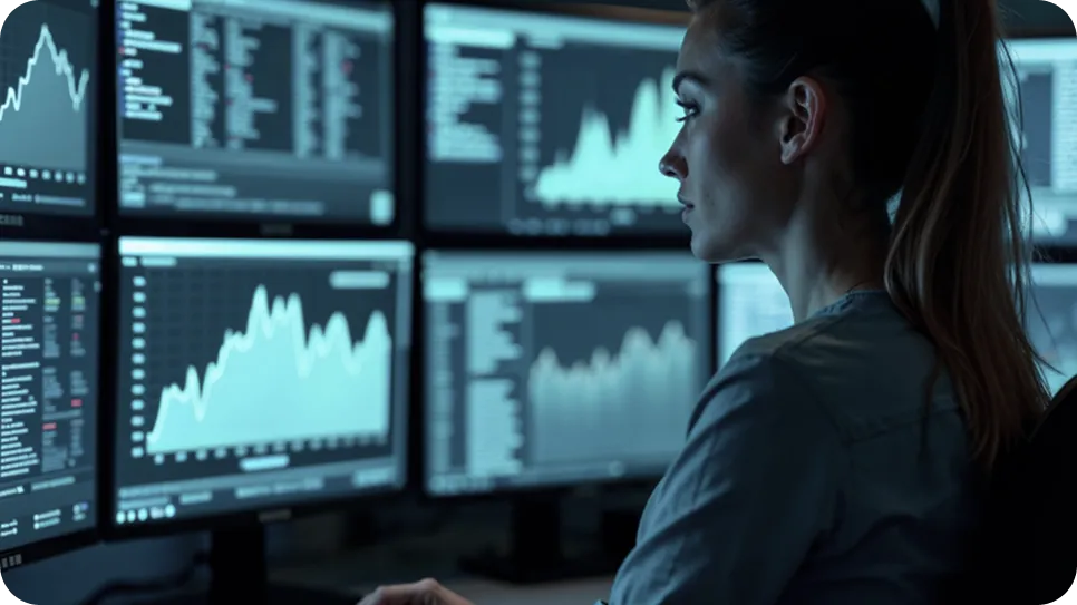 woman monitoring dashboards img