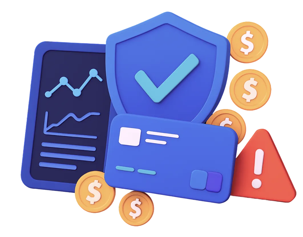 chart card coins alert shield img