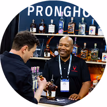 Cydcor event staff talking to customer