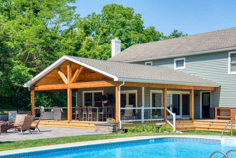 Home Addition Exterior Patio