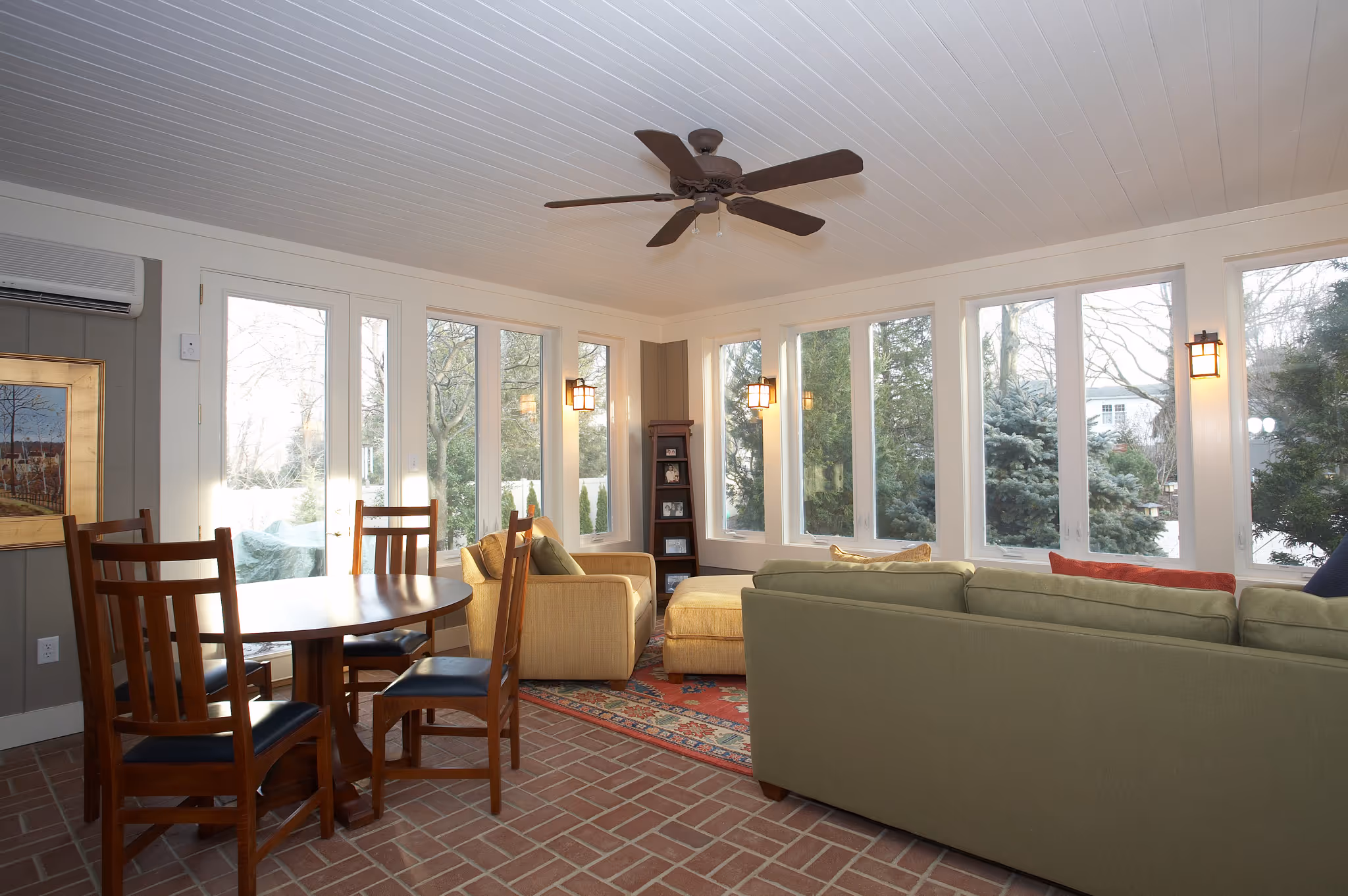 Living room with natural light from large windows