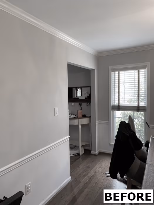 Bright modern kitchen in Hershey, PA featuring a spacious layout with wood flooring and natural light.