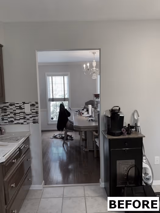 Cozy kitchen with modern design elements and a connection to a dining area in hershey, pa