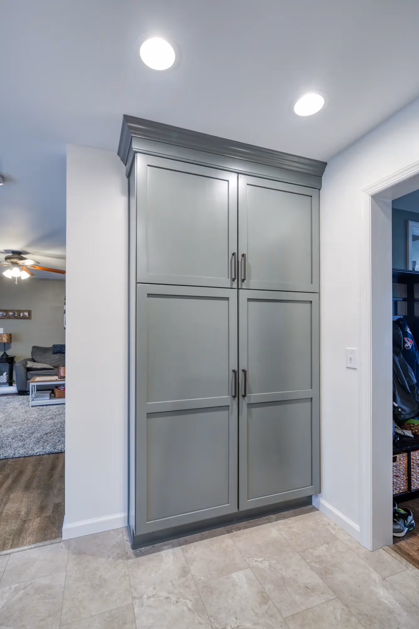 Contemporary kitchen with sleek cabinets and modern design