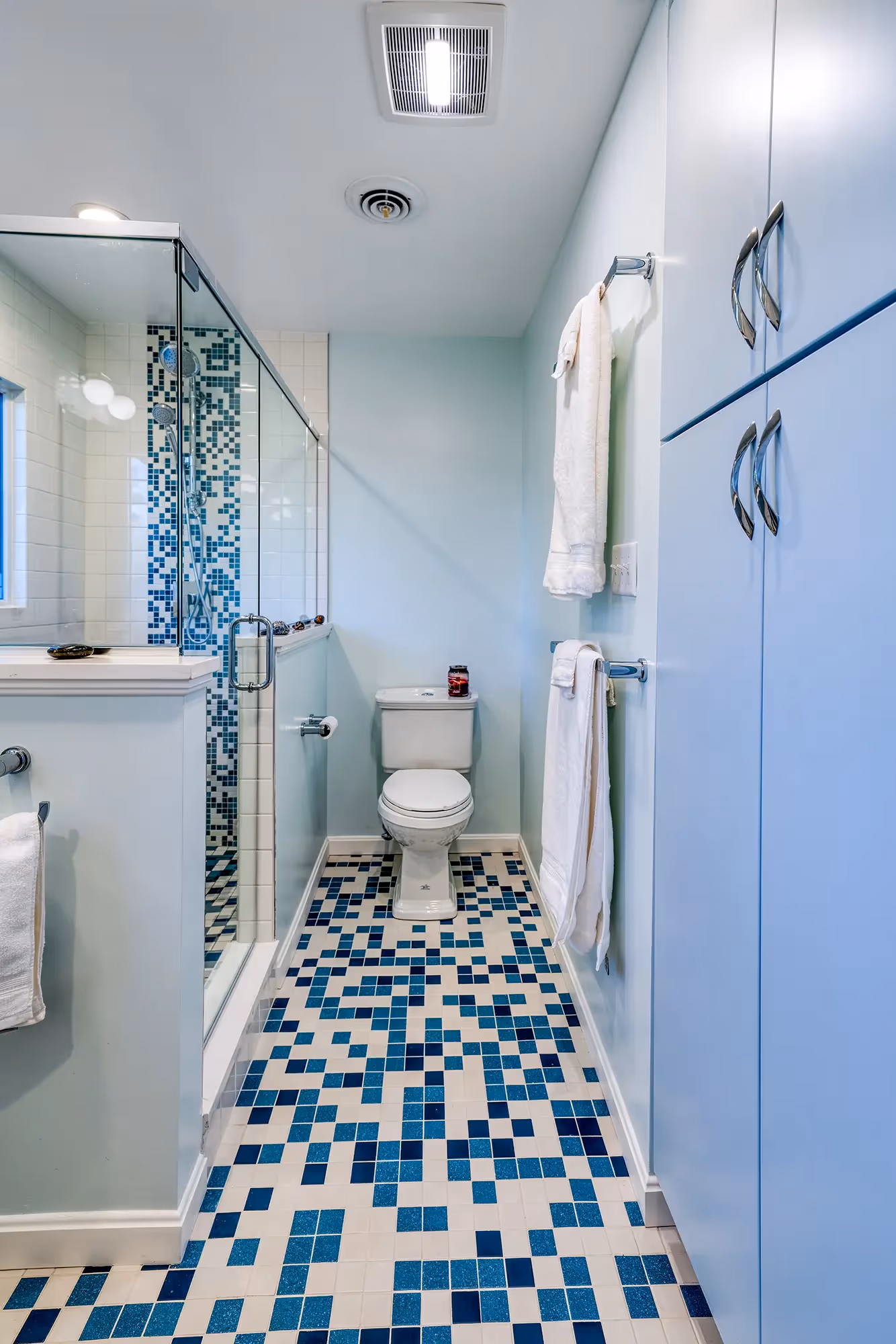 Bathroom with double vanity