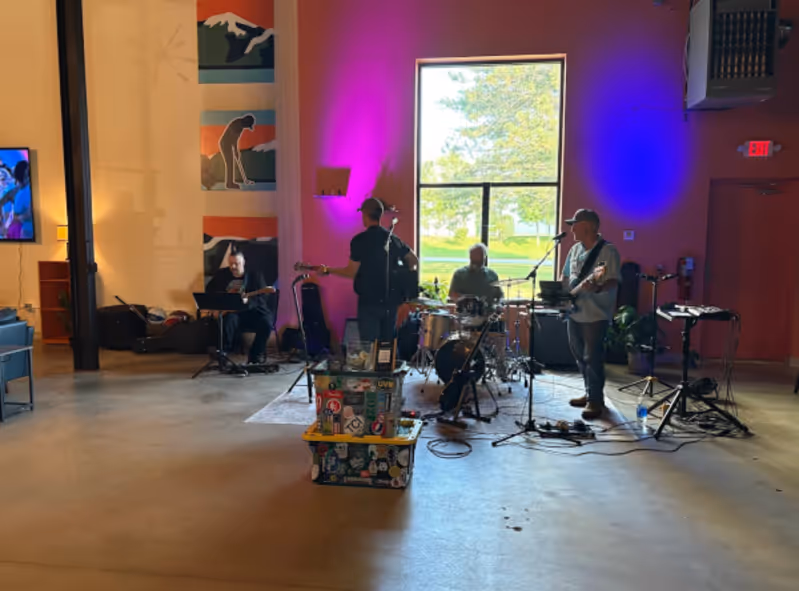 image of a tech conference (for a space tech)