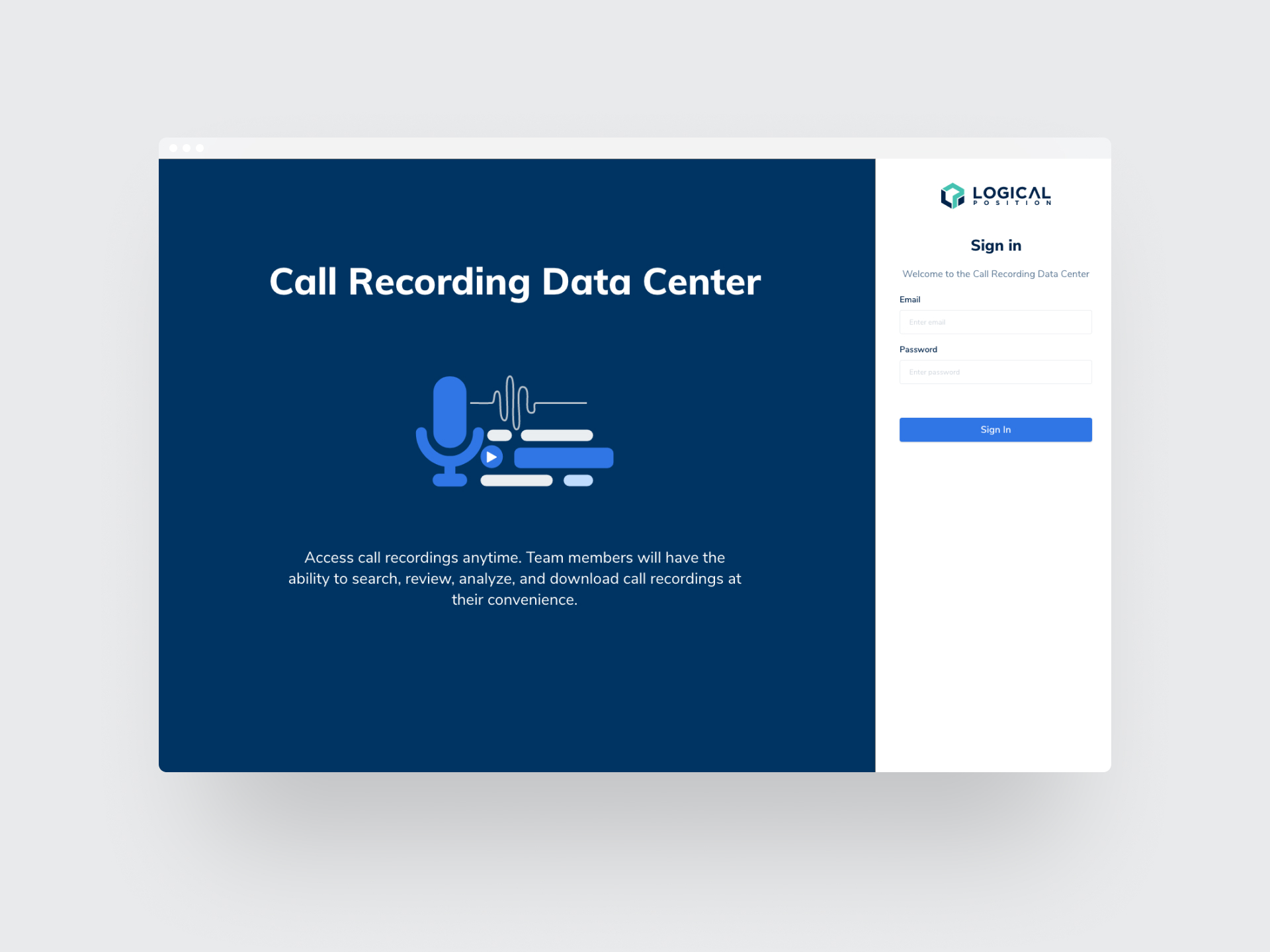 call recording data center