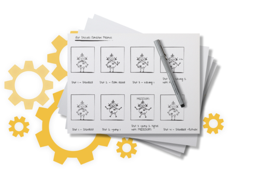 image of a collaborative game planning session