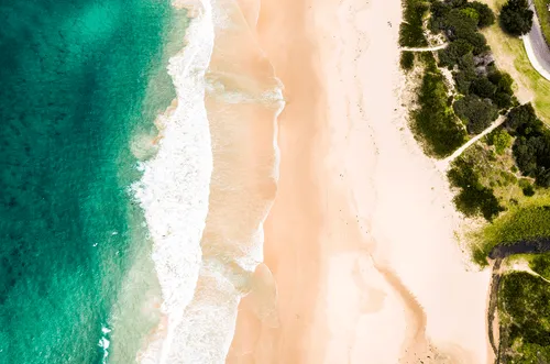 Aerial drone shot captured by Oliver Studio over a Gold Coast property development