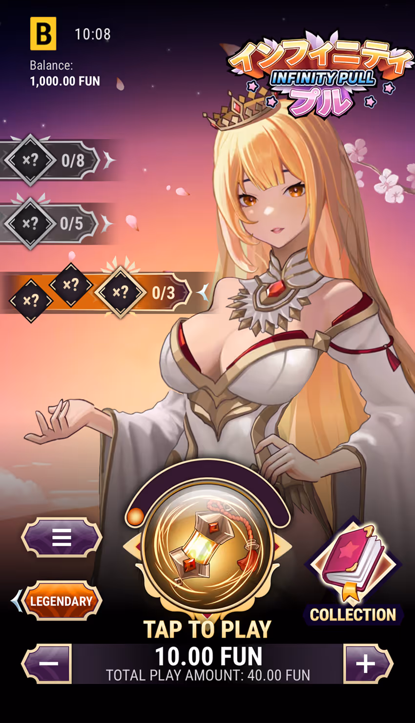 Infinity Pull BGaming Mobile Gameplay Screenshot