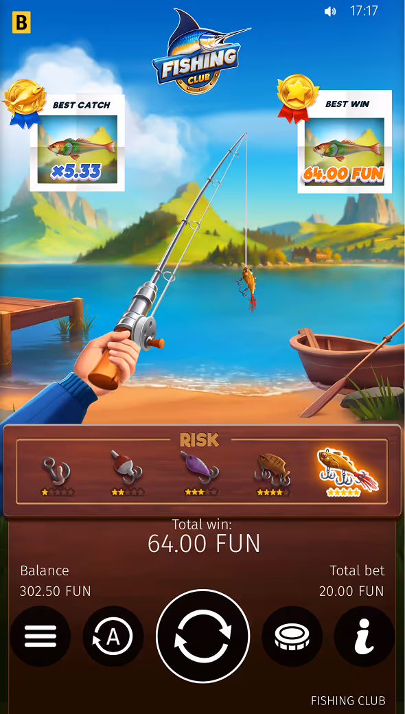 Fishing Club BGaming Mobile Screenshot