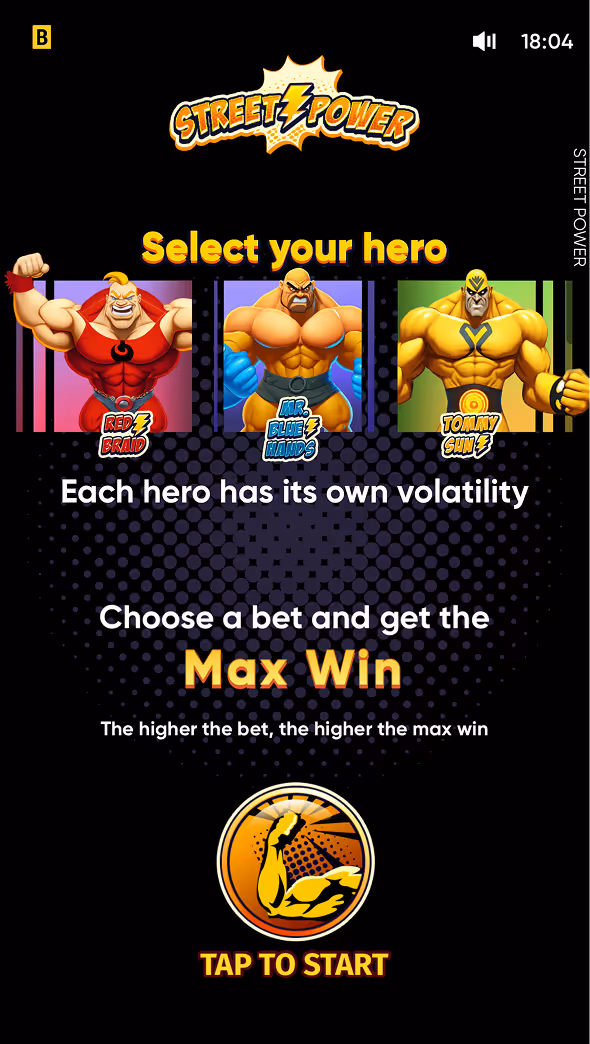 Street Power BGaming Mobile Screenshot