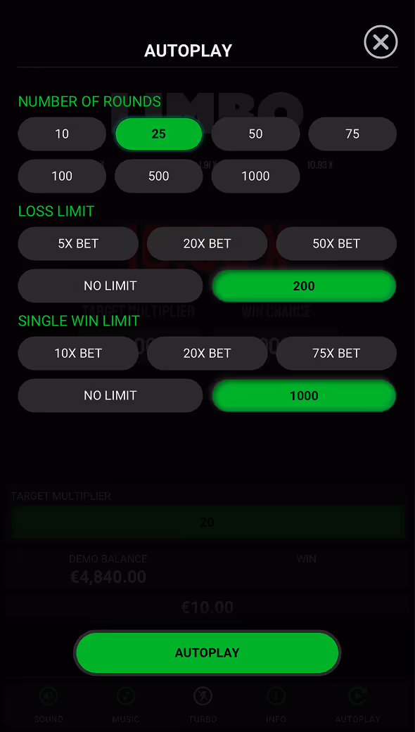 Limbo Dare2Win Hacksaw Mobile Screenshot