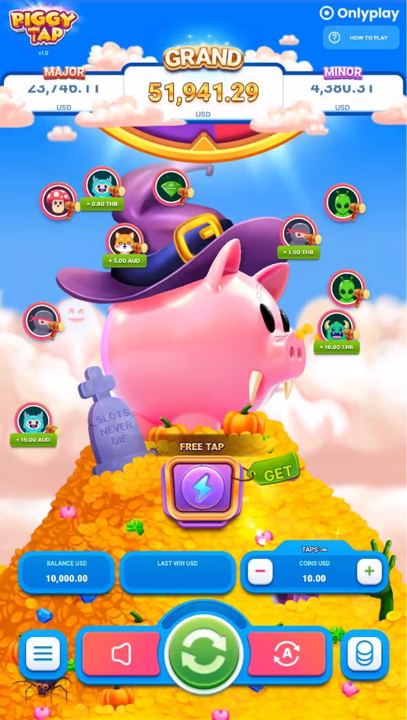 Piggy Tap Onlyplay Mobile Screenshot