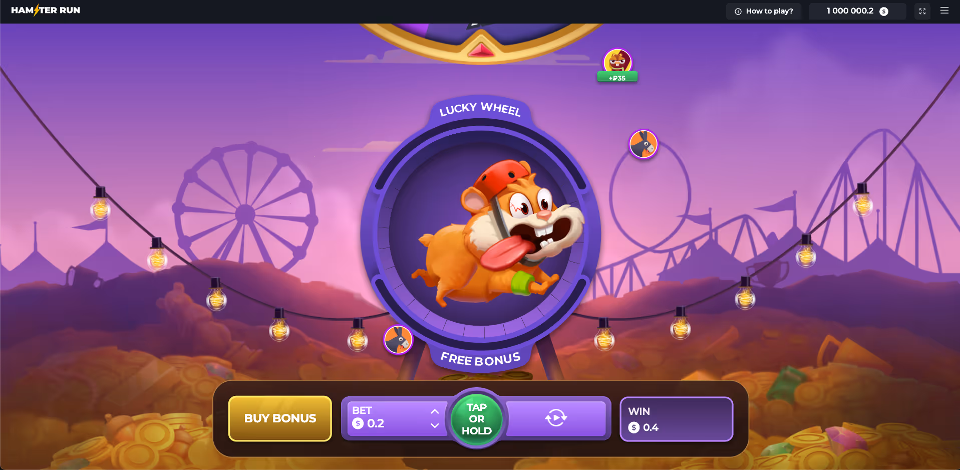 Hamster Run InOut Games Desktop Screenshot