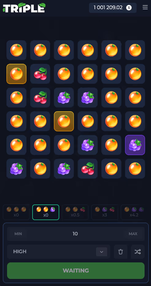 Triple InOut Games Mobile Screenshot