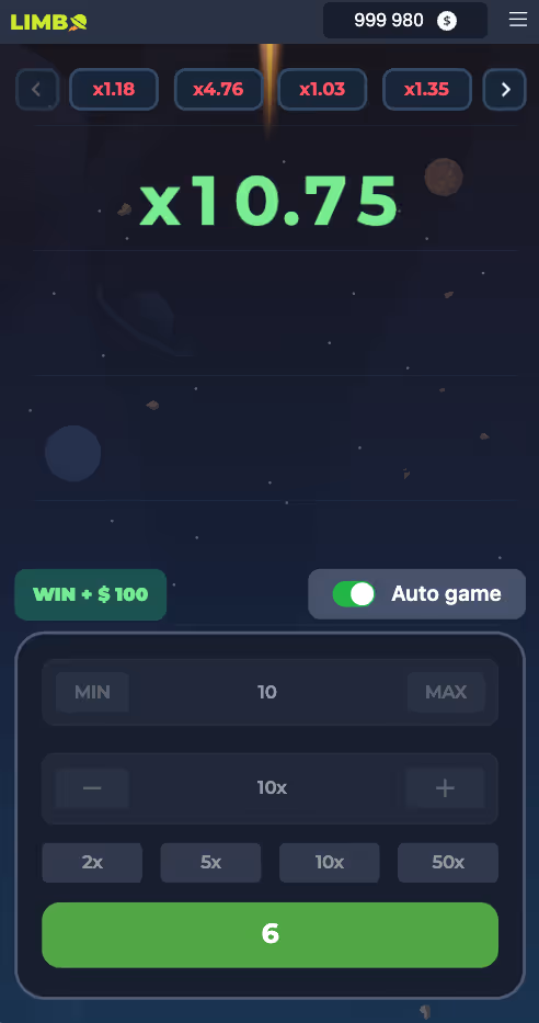 Limbo InOut Games Mobile Screenshot