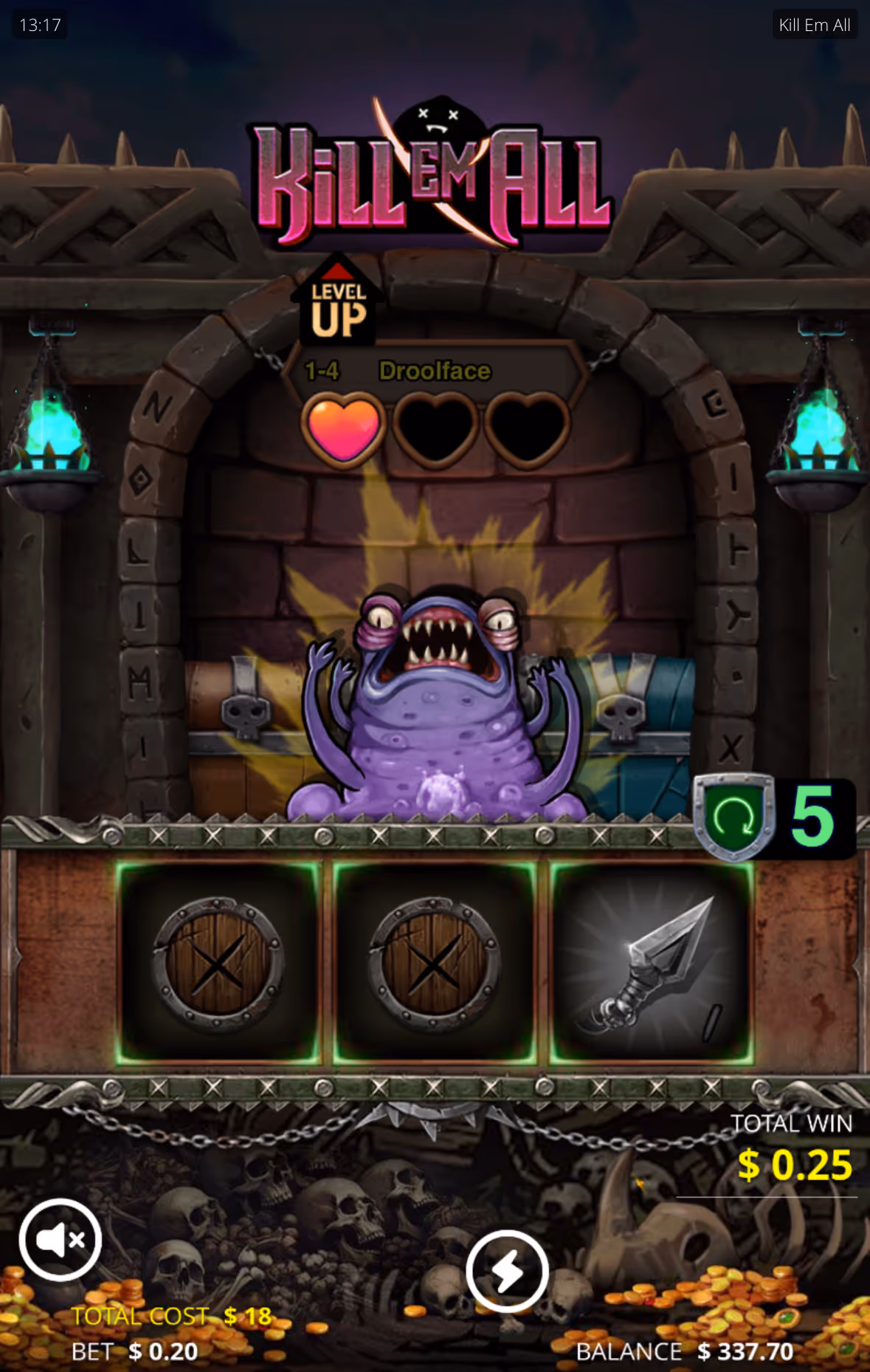 Kill Em All Nolimit City Mobile Screenshot