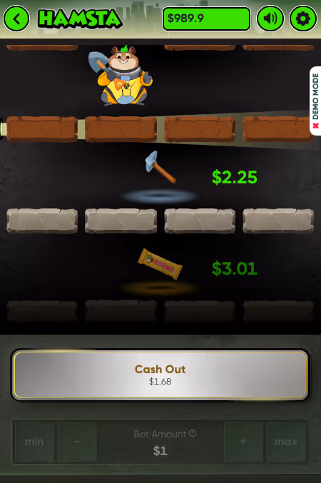 Hamsta Turbo Games Mobile Screenshot