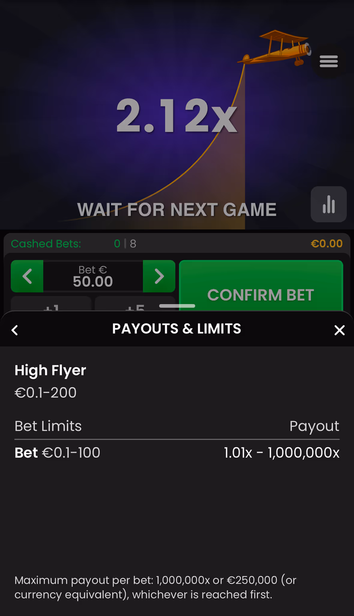 High Flyer Pragmatic Play Mobile Screenshot