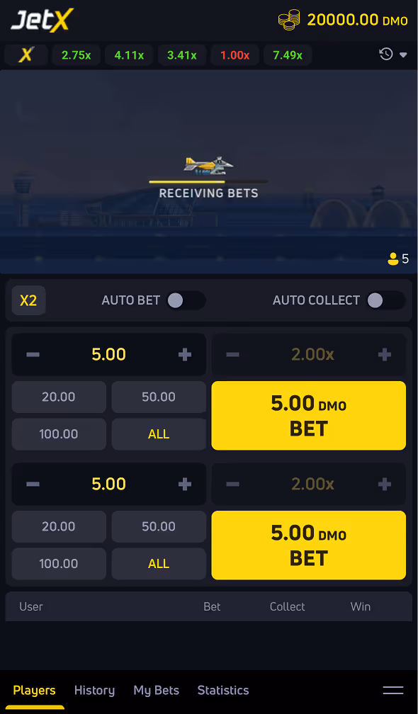 JetX Smartsoft Mobile Screenshot
