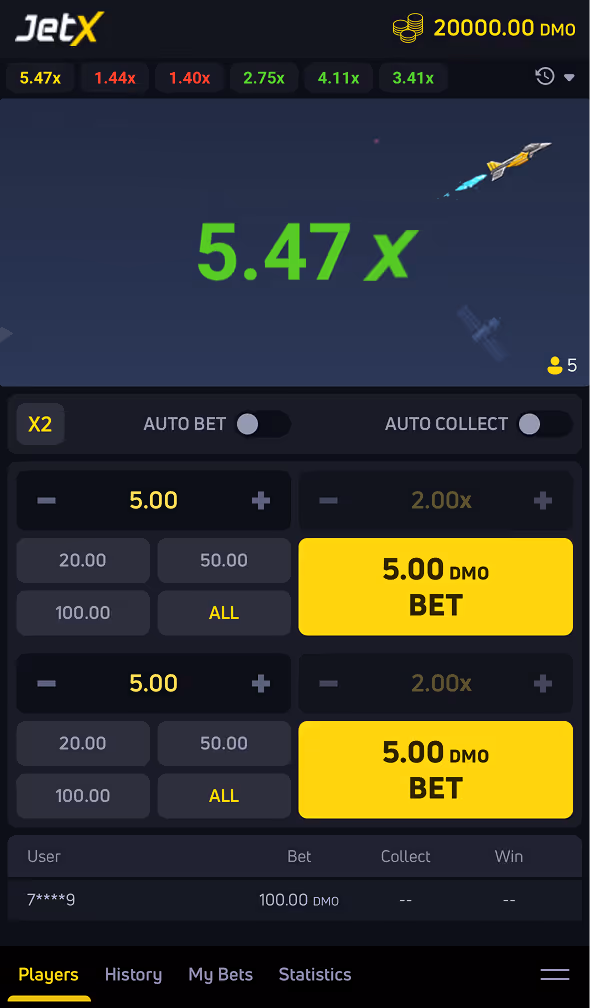 JetX Smartsoft Mobile Screenshot