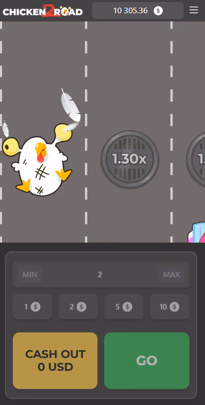 Chicken Road InOut Games Mobile Screenshot