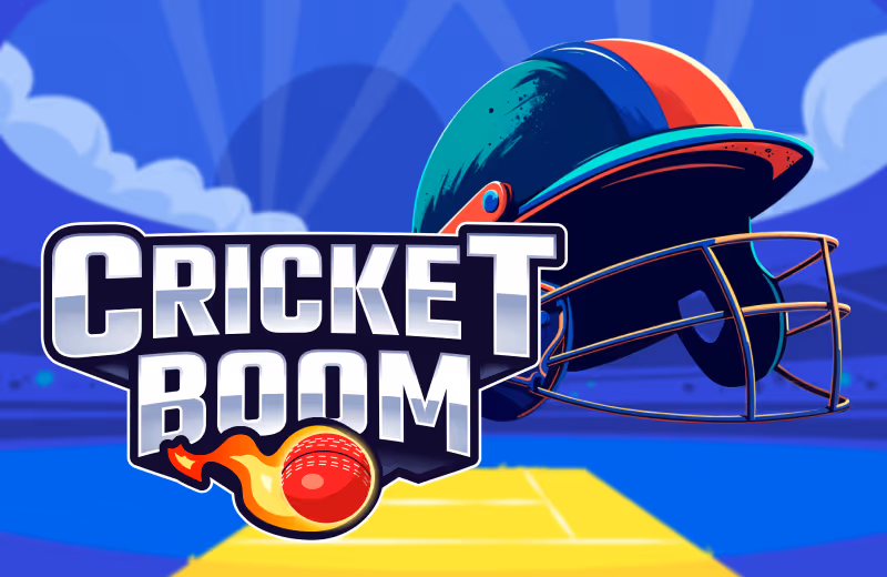 Cricket Boom Turbo Games Logo