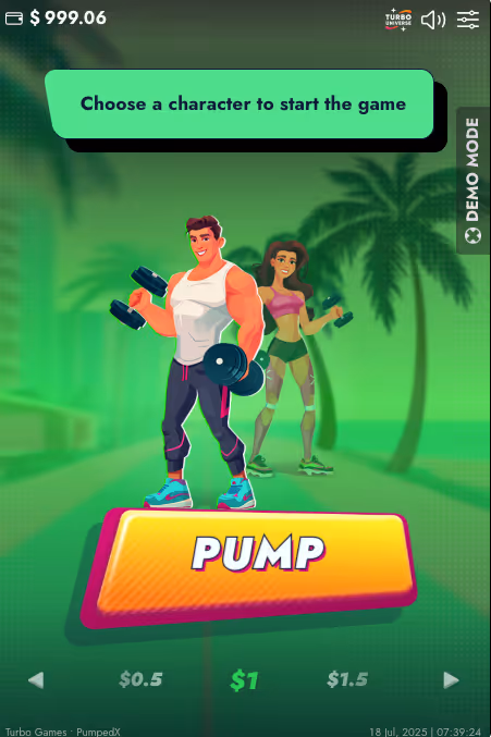 PumpedX Turbo Games Mobile Screenshot