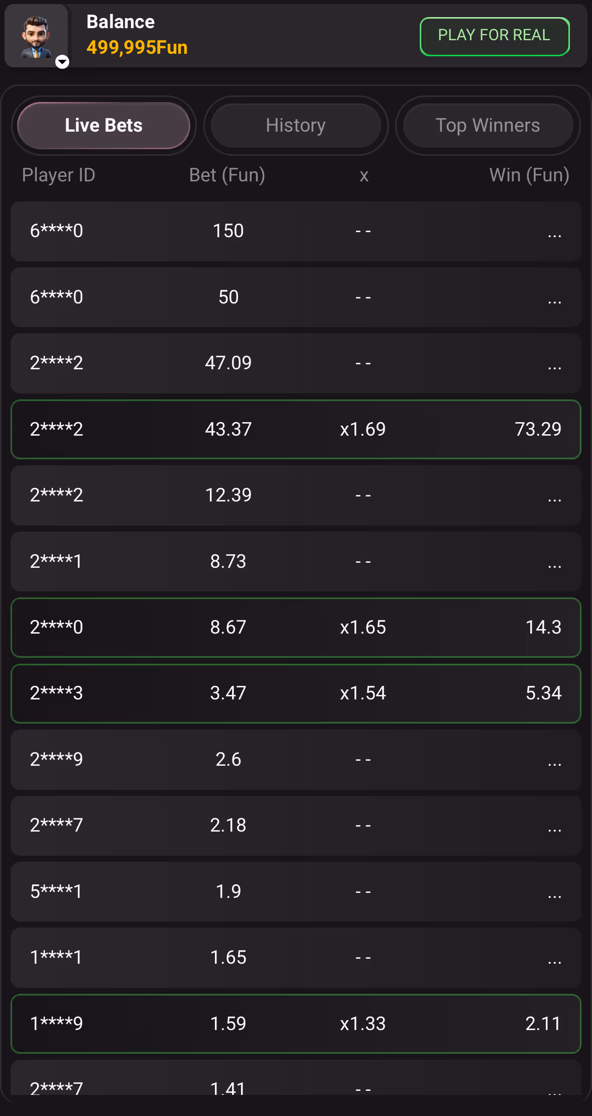 AviaBET Pascal Mobile Screenshot