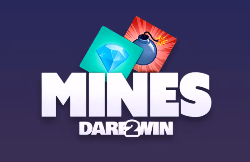 Mines Dare2Win Hacksaw Logo