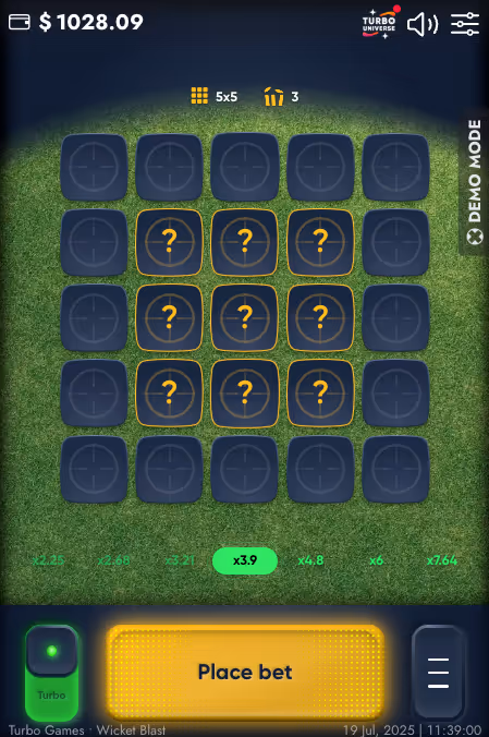 Wicket Blast Turbo Games Mobile Screenshot