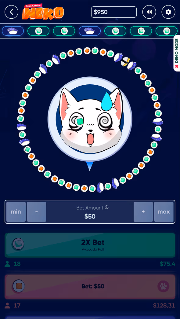Neko Turbo Games Mobile Screenshot
